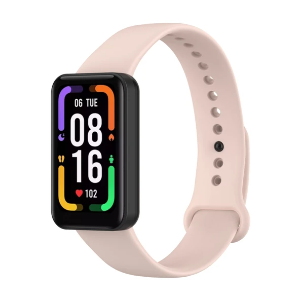 Xiaomi Redmi Smart Band Pro Silikon Saat Kayışı Açık Pembe - 4