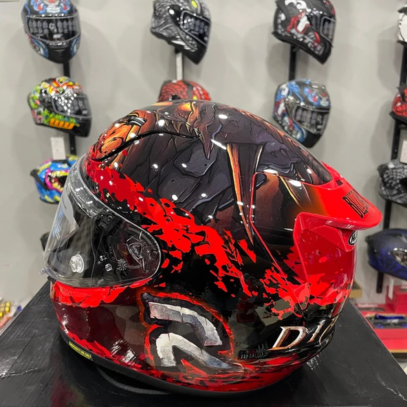 HJC RPHA12 KASK DIABLO BLIZZARD MC1 - 3