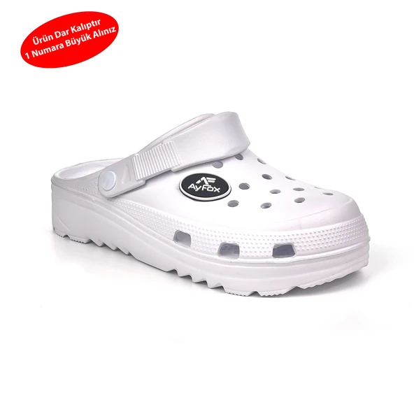 Erkek Beyaz Ortopedik Rahat Günlük Plaj Sandalet ürün görseli