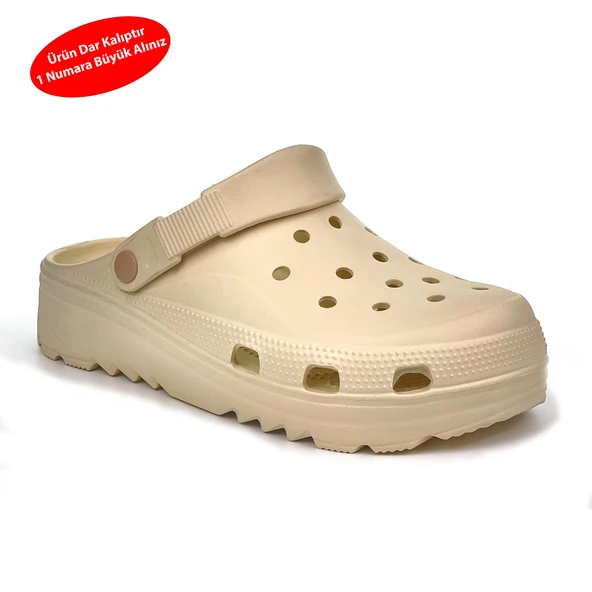 Erkek Bej Ortopedik Rahat Günlük Plaj Sandalet ürün görseli