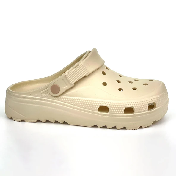 Erkek Bej Ortopedik Rahat Günlük Plaj Sandalet - Resim 2