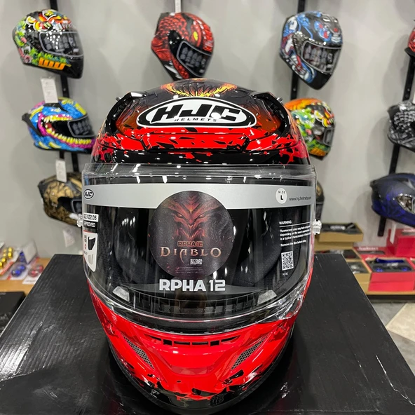 HJC RPHA12 KASK DIABLO BLIZZARD MC1 - 4