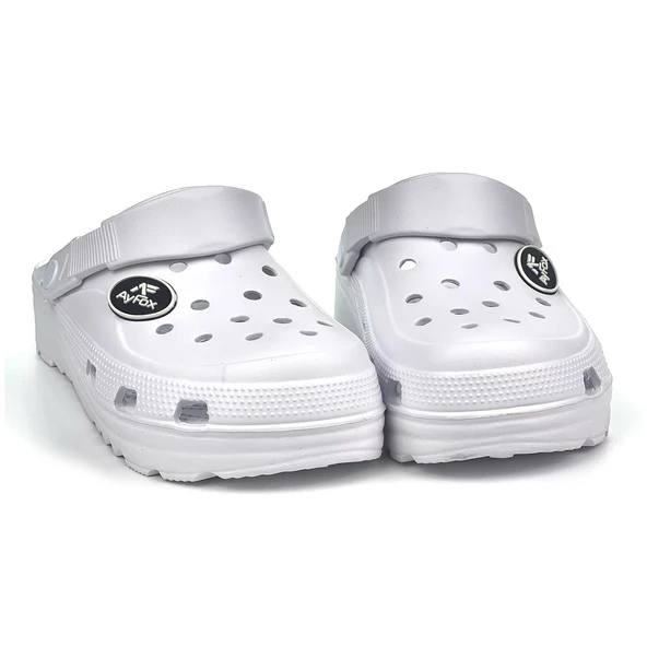 Erkek Beyaz Ortopedik Rahat Günlük Plaj Sandalet - Resim 3