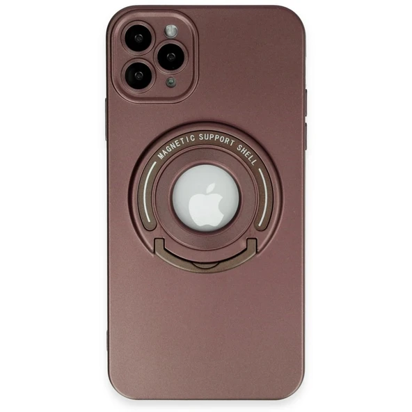 İPhone 12 Pro Max Uyumlu Standlı Magneticsafe Luta Kılıf - 2
