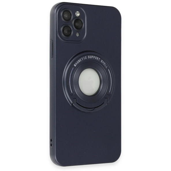 İPhone 12 Pro Max Uyumlu Standlı Magneticsafe Luta Kılıf - 6