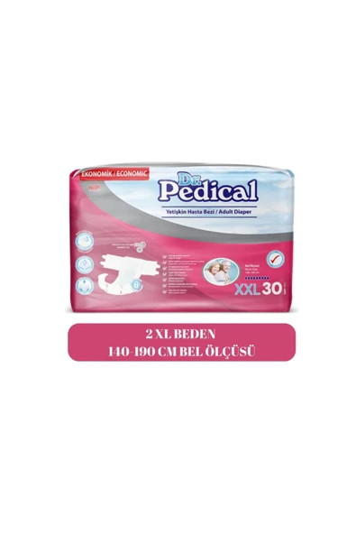 Dr. Pedical Belbantlı Tekstil Yüzey Hasta Bezi XXL 60 Adet - 2