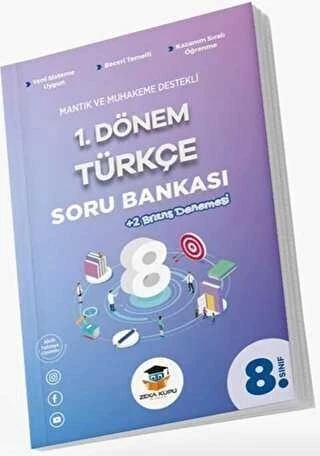 8.Sınıf 1.Dönem Türkçe Soru Bankası Zeka Küpü