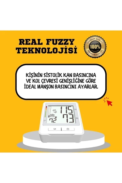 APS Koldan Ölçer Otomatik Tansiyon Aleti 5 Yıl Garantili Yüksek Kalite Hafızalı - 4