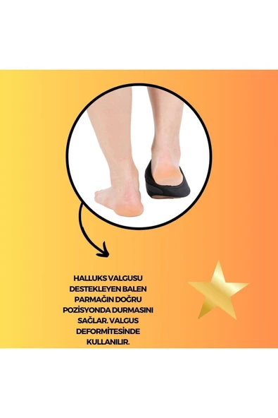 APS Gece Ateli Halluks Valgus Gece Ateli Yüksek Kalite Bandajı (SOL AYAK) - 3
