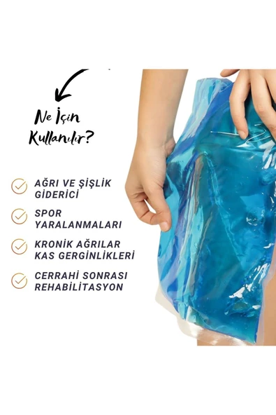 APS Sıcak Soğuk Termo Jel Orta Boy Termo Jel 13*26 Cm Yüksek Kalite Hot Cold Pack - 2
