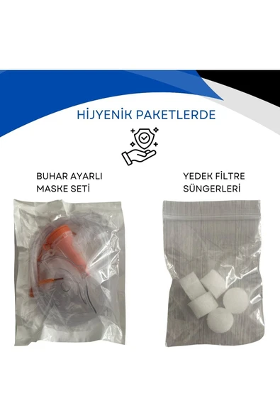 APLUSSAĞLIK Buhar Makinesi Nebülizatör Kompakt Kompresörlü Atomizer Buhar Ayarlı Yüksek Kalite Buhar Makinesi - 6