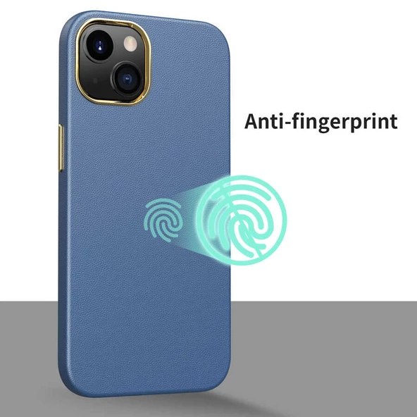 Apple iPhone 13 Mini Kılıf Zore Natura Suni Deri Kılıf - 12