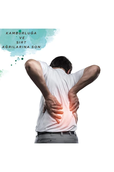 APS Dik Duruş Bandajı Plus Posturex Korse Spor Rahat Giyilebilir Dik Duruş - 5