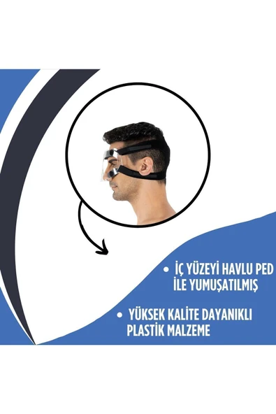 APS Burun Koruyucu Maske Tüm Sporlar için Koruyucu Amaçlı Burun Ameliyatı Sonrası Koruyucu Maske - 3