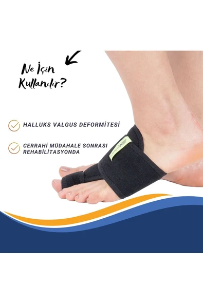 APS Gece Ateli Halluks Valgus Gece Ateli Yüksek Kalite Bandajı (SOL AYAK) - 2