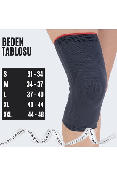 APS Örme Fleksible Balenli Patella ve Ligament Destekli Dizlik Balenli Dizlik Yüksek Kalite - 6