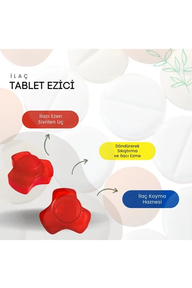 APLUSSAĞLIK Tablet Ezici Yüksek Kalite İlaç Ezici Aparat - 2