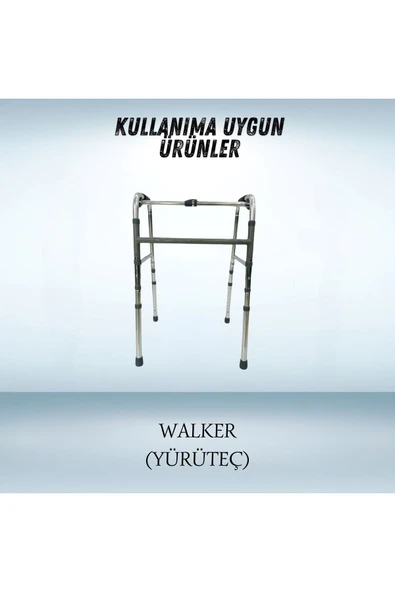 APLUSSAĞLIK Walker Yürüteç Lastiği Yumuşak Kaymaz Taban Yüksek Kalite 4'lü Avantaj Paket Gri - 4