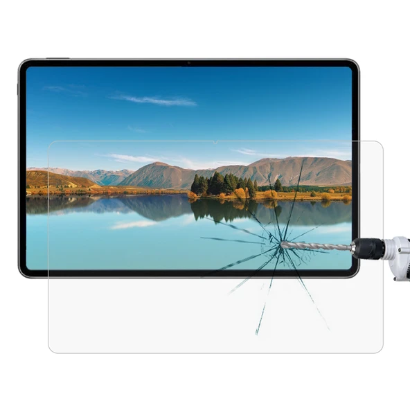 Huawei MatePad Pro 12.6 2021 Uyumlu 9H 2.5D Patlamaya Dayanıklı Temperli Cam Ekran Koruyucu