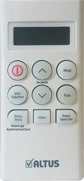 Altus ALK 2440 A++ 24000 BTU Duvar Tipi Inverter Klima - 5