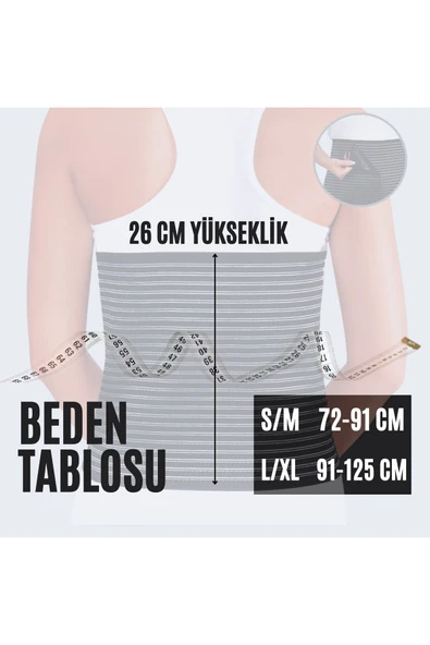 APS Abdominal Karın Korsesi Doğum Sonrası Korse Toparlayıcı Korse Yüksek Kalite - 5