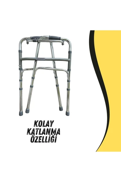 APS Hareketli Walker Yürüteç Lüks Hareketli Alüminyum Hafif Yüksek Kalite Walker - 5