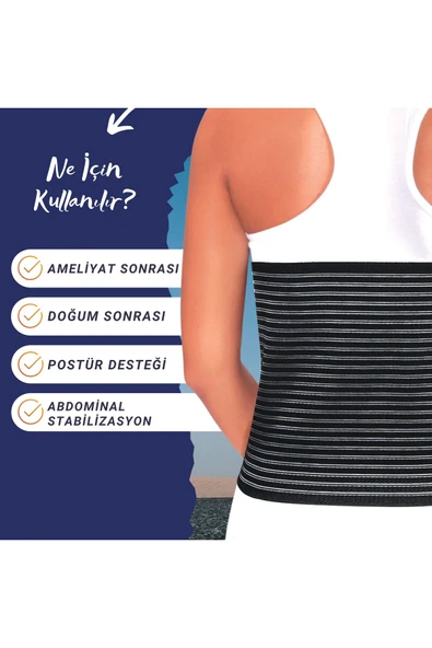 APS Abdominal Karın Korsesi Doğum Sonrası Korse Toparlayıcı Korse Yüksek Kalite - 2