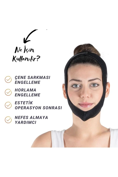 APS Çene Kapatma Bandı Estetik Operasyon Sonrası Çene Kapatma Bandı Horlama Önleyici Çene Kapatma Bandı - 2