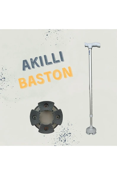APS Akıllı Baston Ayarlanabilir Yüksek Kalite Denge Bastonu Asa Alüminyum Uzunluk Ayarlı
