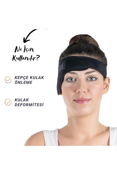 APS Kepçe Kulak Bandı Tek Taraflı Yüksek Kalite Kumaş Kulak Bandı - 2