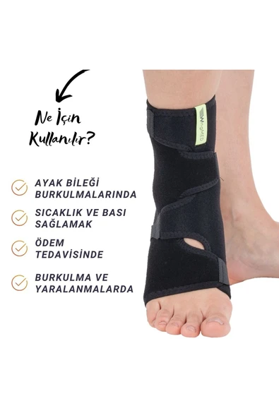 APLUSSAĞLIK Ayak Bilekliği Sekiz Bandajlı Ayak Bilekliği Yaralanma Ayak Bilekliği Yüksek Kalite - 2