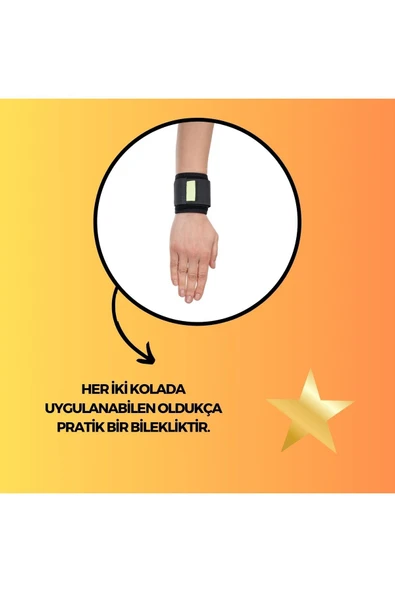 APS Unisex Bileklik Basit Ağrı Giderici Spor Yaralanmaları Önleyici El Bilekliği Yüksek Kalite - 3