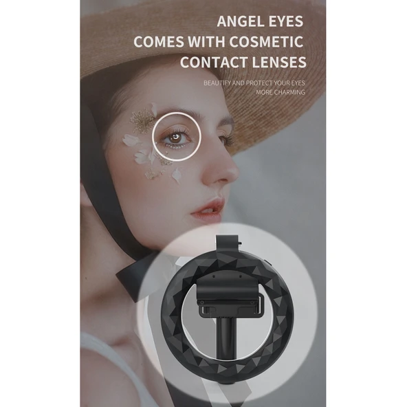 Q07 Model 6 Inç Halkalı Işık Taşınabilir Bluetooth Selfie Çubuğu Tripod - 8