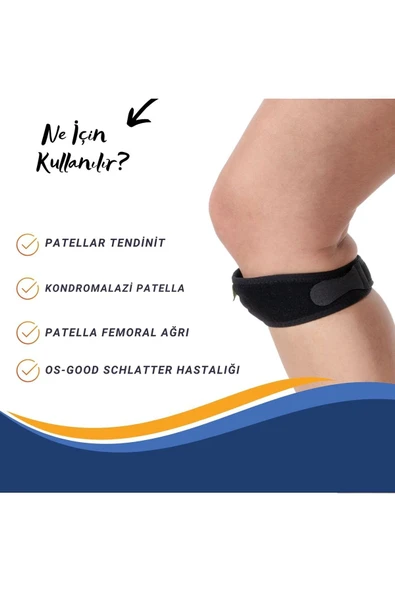 APS Patellar Tendon Bandı Tendinit Bandı Yüksek Kalite - 2