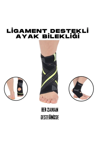 APS Ligament Destekli Ayak Bilekliği Yüksek Kalite Balenli Ayak Bilekliği Sekiz Bandajlı - 3
