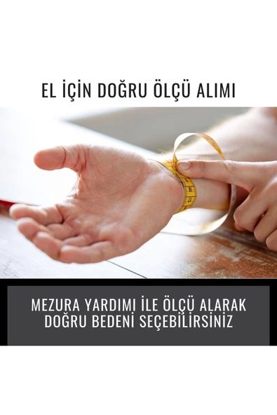 APS Örme El Bilek Ateli Yüksek Kalite  Kumaş Plastik Destekli Statik El Bilek Ateli ( Sol ) - 6