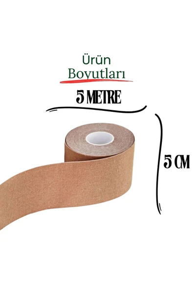 APLUSSAĞLIK Ağrı Bandı Bel Diz Omuz Boyun Sırt Bacak Ağrı Bandı Yüksek Kalite Kinezyo Bant Kutulu - 3