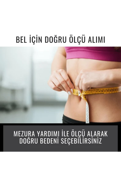 APLUSSAĞLIK Yün Bel Korsesi Geçmeli Yüksek Kalite Sıcak Tutan Yün Korse - 4