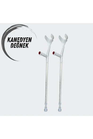 APLUSSAĞLIK Kanedyen Değnek Yüksek Kalite Kol Dayama Kanedyen Değnek Çift Değnek