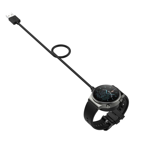 Huawei Watch 3 Serisi Manyetik Şarj Cihazı Siyah Bölünmüş Versiyon - 7