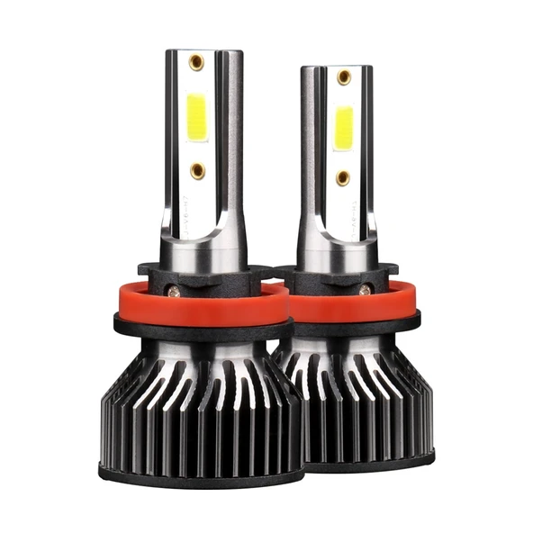 F2 H8 H9 H11 Model 2 Adet 25W 6000K Soğuk Beyaz LED Araba Farı IP68 Su Geçirmez