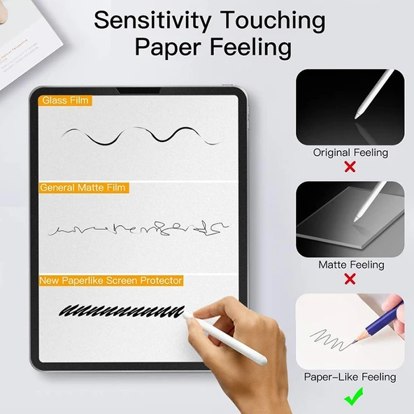 Samsung Galaxy Tab S6 T860 Mat Mat Ekran Koruyucu 1 Adet - 8