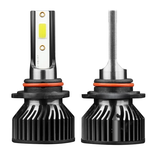 F2 9005 HB3 H10 2 Adet DC9-36V 25W 6000K 2500LM IP68 Su Geçirmez Araba LED Far Soğuk Beyaz Işık - 2