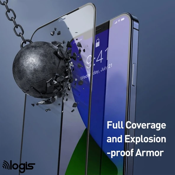 Apple iPhone 13 Pro (6.1) Tam Kaplayan 5d Ekran Koruyucu Cam - 2