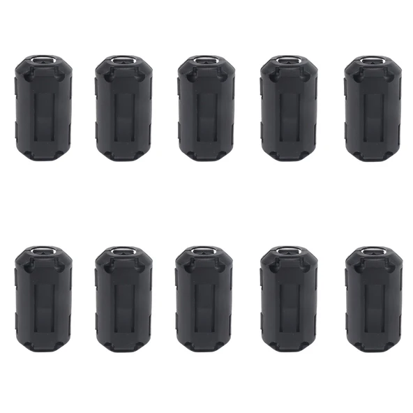 10lu Paket 3.5mm Anti-Girişim Ferrit Halka Kablo Klipsi Gürültü Engelleyici Model A3965