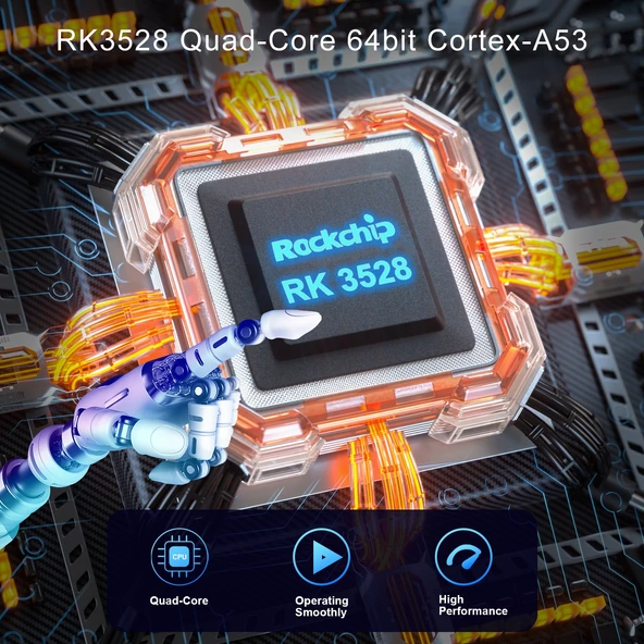 Acrylic X88 Pro 13 Android 13 Akilli TV Kutusu 8K Ultra HD RK3528 Dortcek 4GB RAM 64GB Depolama EU Prizli - 8
