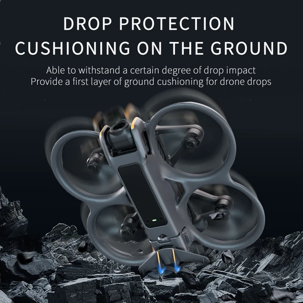 DJI Avata 2 Hızlı Bırakma Uçan Kuyruk Kapağı Siyah - 6