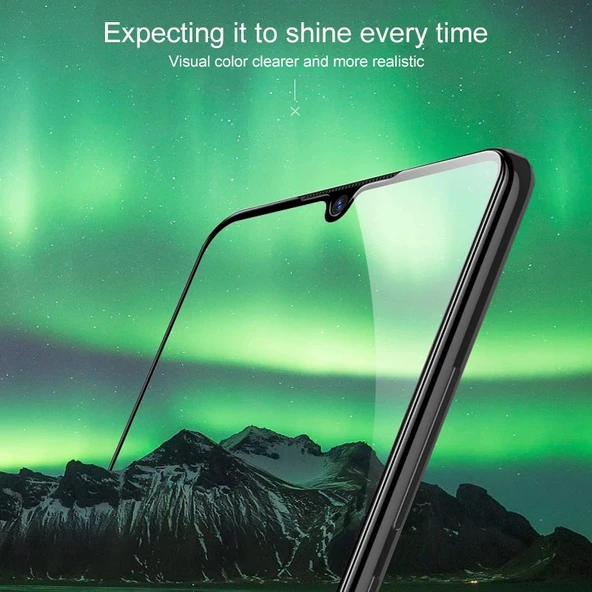 Huawei Honor View 20 Uyumlu 9D Tam Kaplama Temperli Cam Ekran Koruyucu - 8