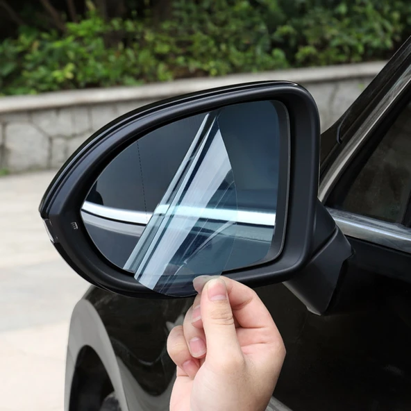 Mazda CX 5 2016 2017 Araba PET Dikiz Aynası Koruyucu Şeffaf Anti Sis Su Geçirmez Yağmur Koruyucu Film - 10
