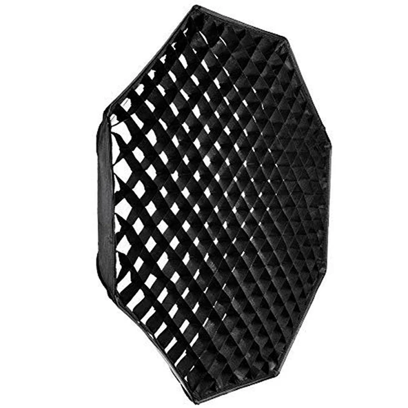TRIOPO S120 120cm Çaplı Sekizgen Petek Izgara Yumuşak Kutusu Reflektör Difüzör - 2
